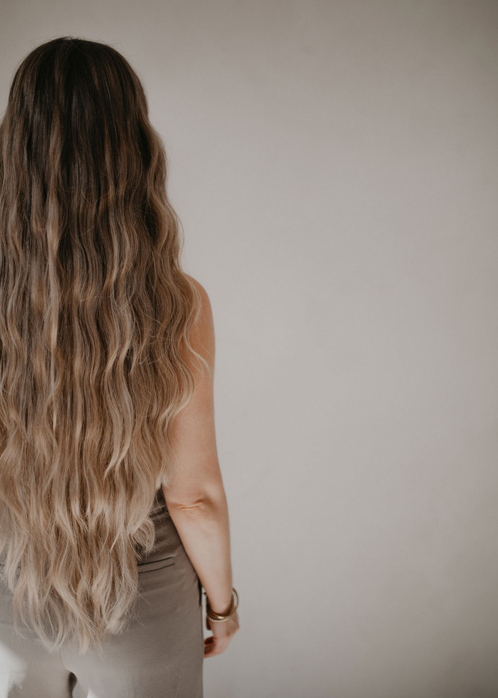 Long hair with extensions