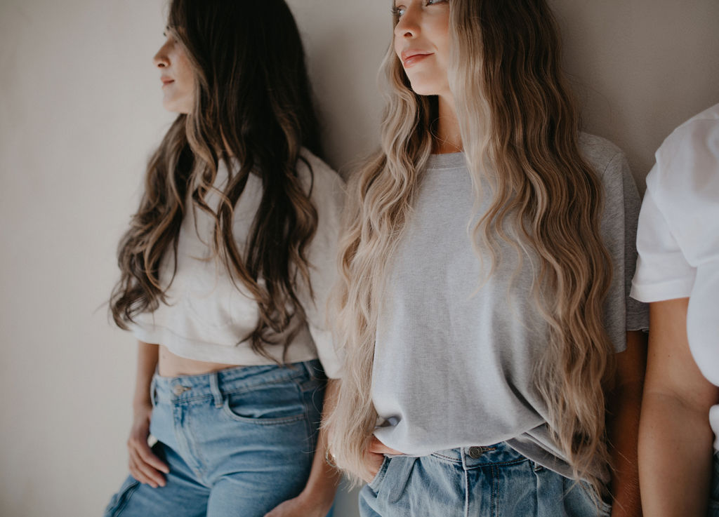 Dimensional blonde hair colour